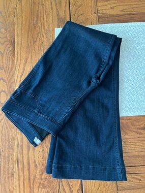 Cello Women's Pull On Dark Blue Flare Jeans